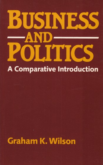 Business and Politics: a comparative introduction