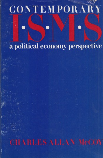 Contemporary Isms: a political economy perspective