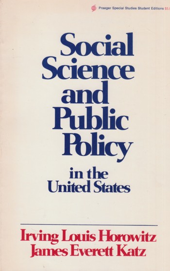 Social Science and Public Policy in the United States