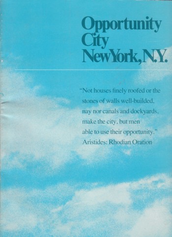 Opportunity City New York, N. Y.