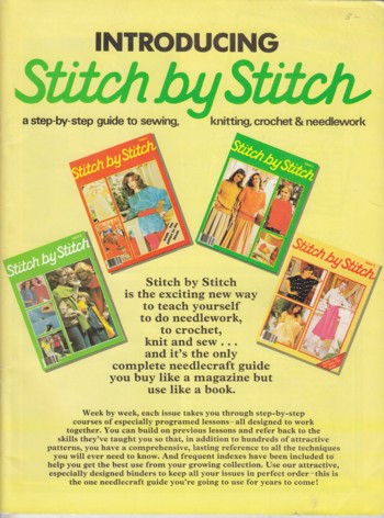 Introducing Stitch by Stitch