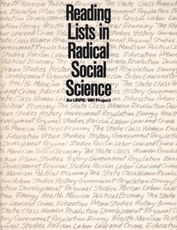 Reading Lists in Radical Social Science