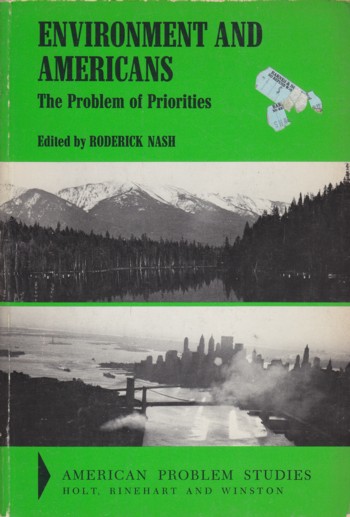 Environment and Americans: the problem of priorities
