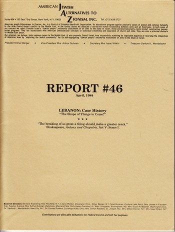 Lebanon: Case History Report #46