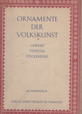 Ornamente der Volkskunst: gewebe, teppiche, stickereien