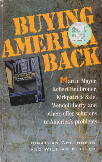 Buying America Back: solutions to America's problems