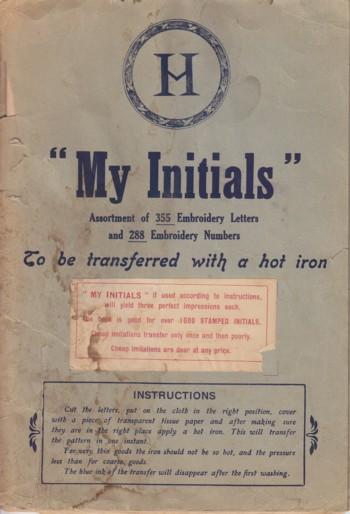 Album Containing 355 Stamping Letters and 288 stamping numbers fo r 