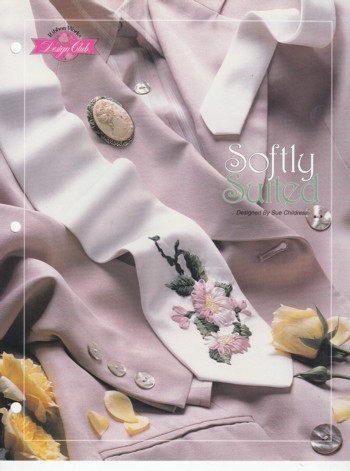 Softly Suited (ribbon embroidery)