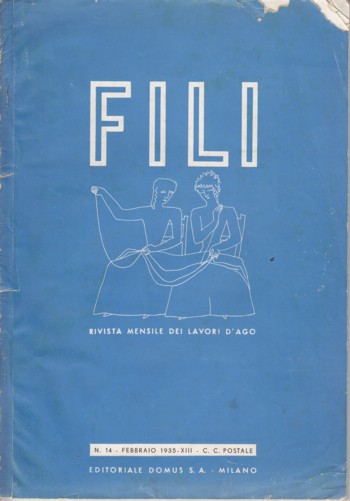 Fili: revista mensile dei lavori d'ago 1935 Febbraio No. 14