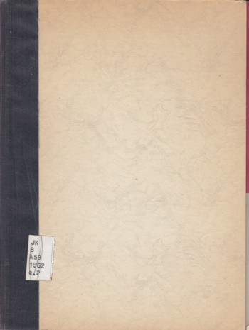 American Government Annual 1962-1963