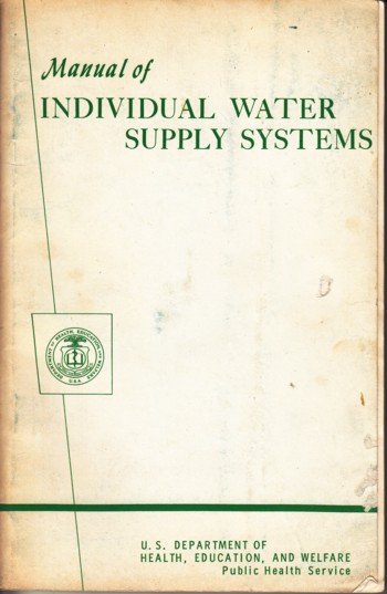 Manual of Individual Water Supply Systems