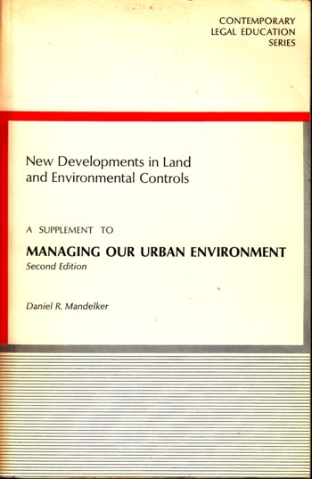 New Developments in Land and Environmental Controls