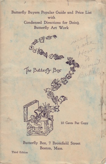 (Catalog) Butterfly Buyers Popular Guide and Price List with Cond ensed