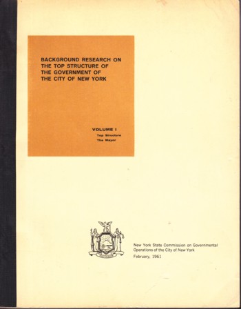 Background Research on the Top Structure of the Government of the City