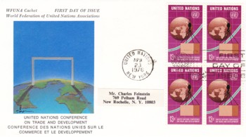 First Day of Issue: United Nations on Trade and Development