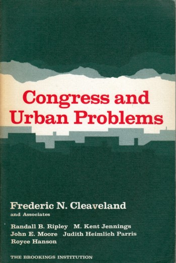 Congress and Urban Problems