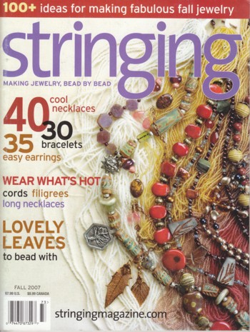 Stringing: making jewelry bead by bead 2007 Fall