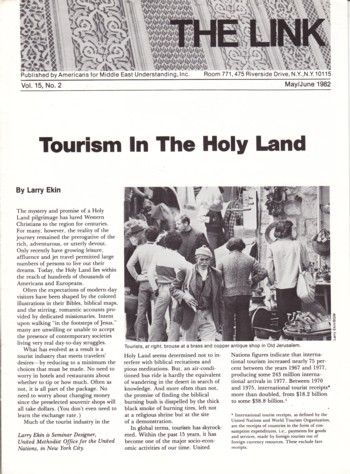 The Link: Tourism in The Holy Land 1982 May/June