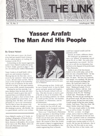 The Link: Yasser Arafat: The Man and His People