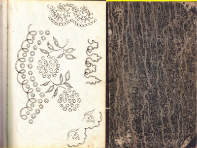 Notebook of Fancy Word Designs Manuscript