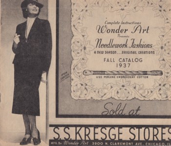 Wonder Art Needlework 1937 Fall Season