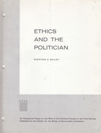 Ethics and the Politician