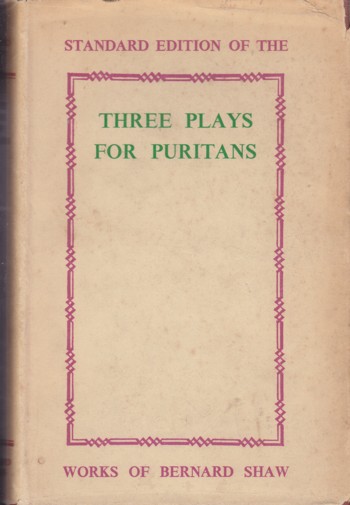 Three Plays for Puritans