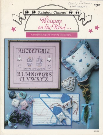 Whispers on the Wind - Candlewicking and finishing instructions