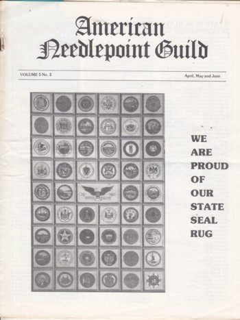 American Needlepoint Guild Vol 5 #2 April May June