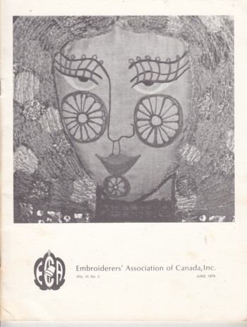 Embroidery Canada 1979 June vol vi #3