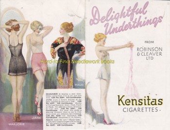 Delightful Underthings, sponsored by Kensitas Cigarettes