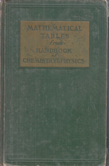 Mathematical Tables from Handbook of Chemistry and Physics