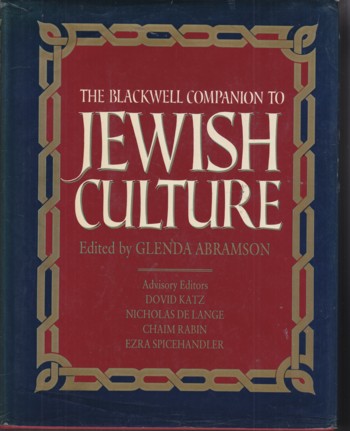 Blackwell Companion to Jewish Culture