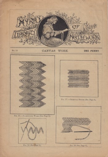 Myra's Library Needle Work: Canvas Work No. 12