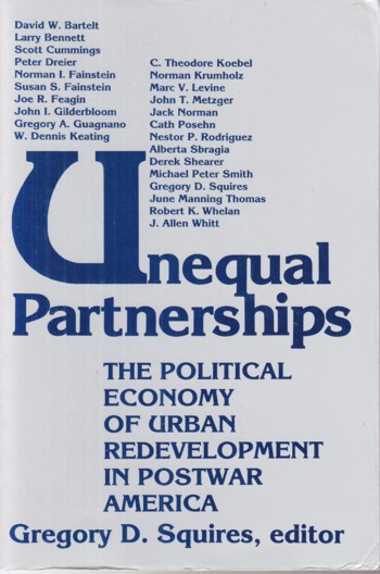 Unequal Partnerships: the political economy of urban development in