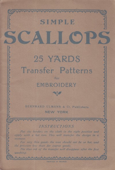 Simple Scallops: 25 yards transfer patterns for Embroidery
