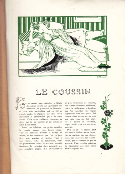 Art and Decoration: Le Coussin