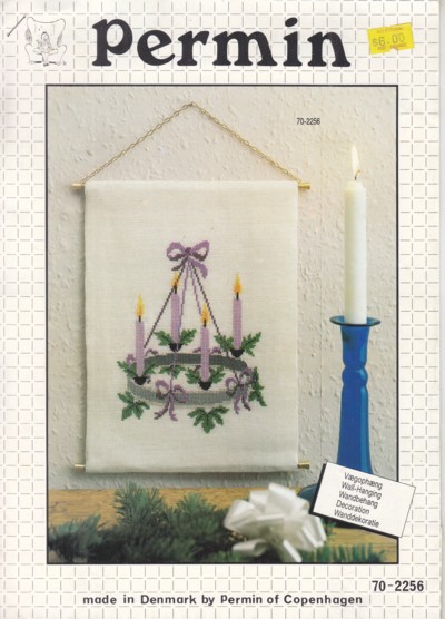 Christmas Wall Hangings in Cross Stitch