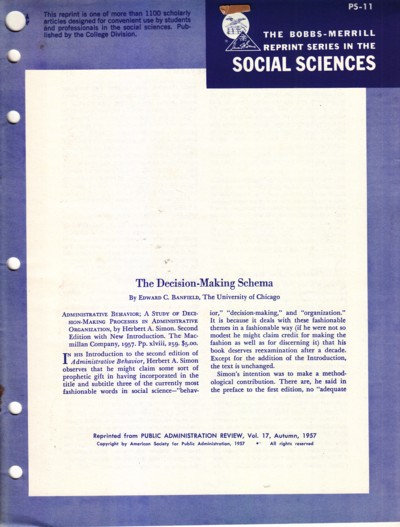 Decision-Making Schema