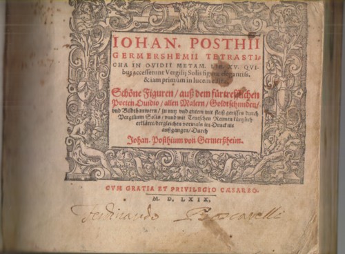 Germershemii Tetrasti Cha in OvidII Metam Llb.xv Qvibus