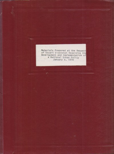 Materials Prepared at the Request of Stuart Eizenstat Regarding t he De