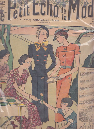 Le Petit Echo de la Mode 1934 1 juillet