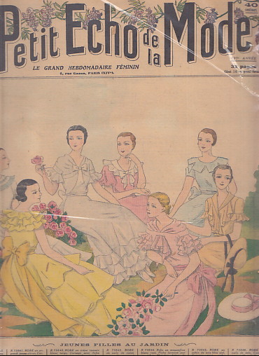 Le Petit Echo de la Mode 1934 8 juillet
