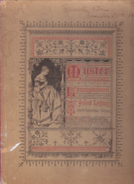 Muster altdeutscher Leinenstickerei. Zweite Sammlung