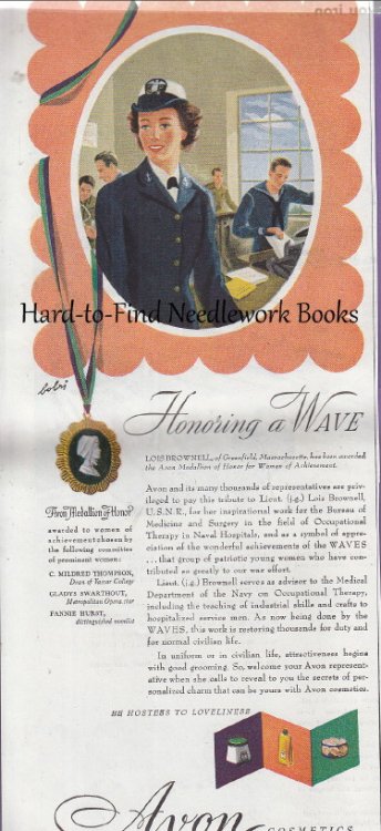 (Advertisement) Avon Cosmetics: Honoring a Wave: Lois Brownell
