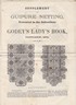 Supplement of Guipure Netting presented to subscribers Jan 1871