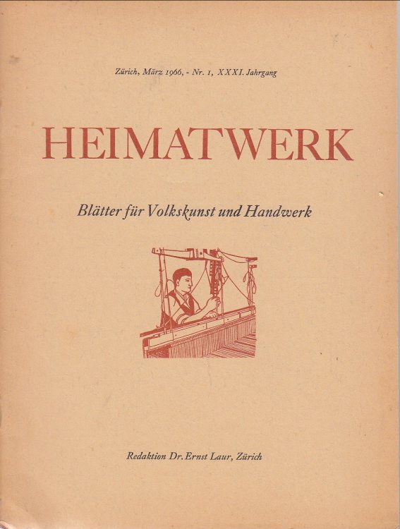Heimatwerk, Booklet on Swiss Folkart and Handwork
