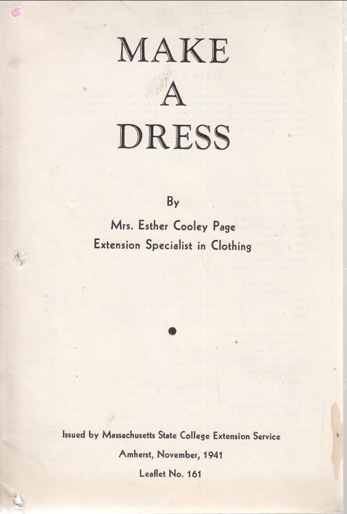 Make a Dress extension leaflet #161