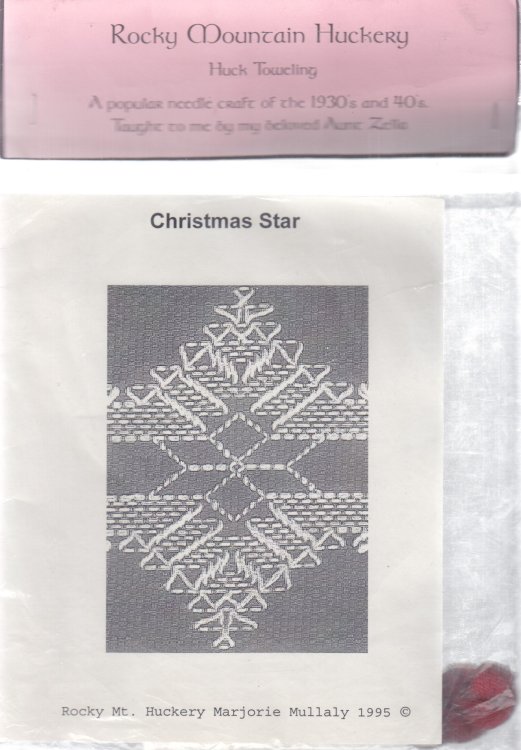 (kit) Christmas Star: huck toweling