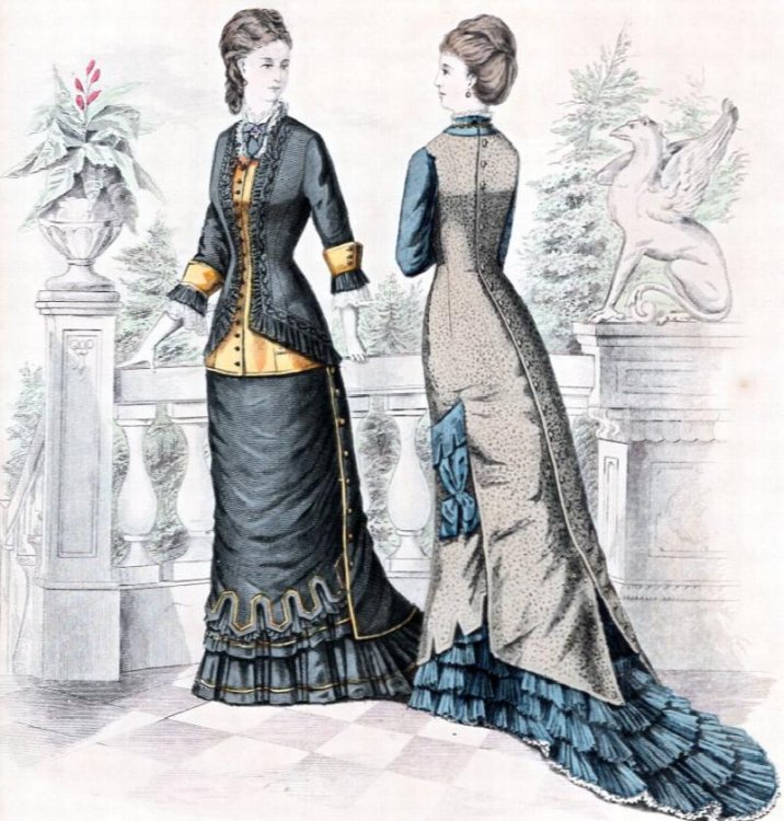 Demorest's Monthly Magazine full color plate